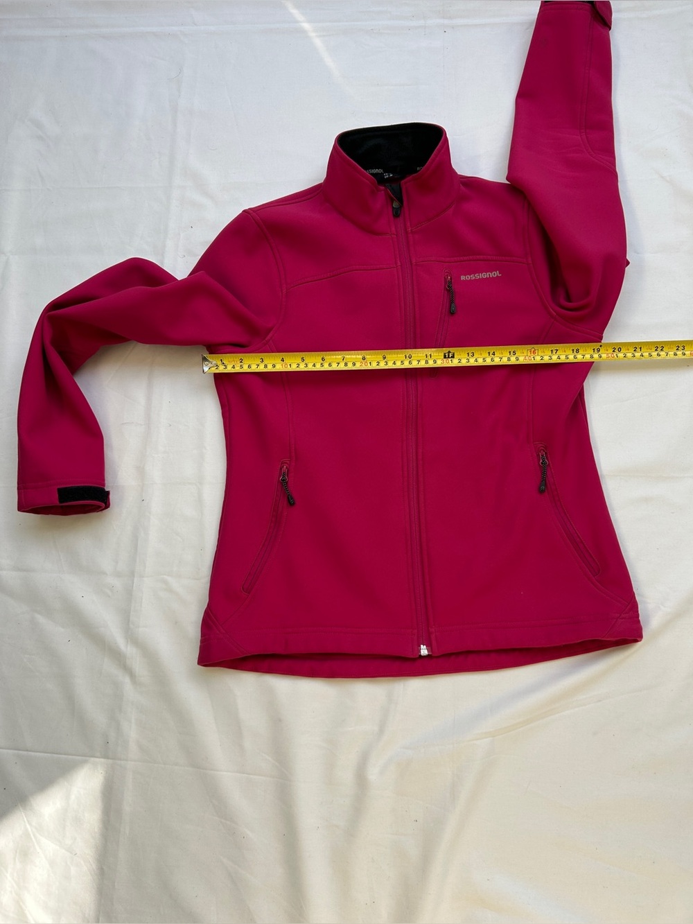 Women's Deep Pink Softshell Jacket - Picture 5 of 6